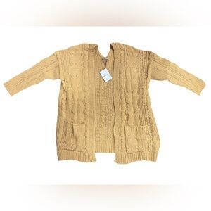 Forever21 Cable Knit Cardigan Sweater